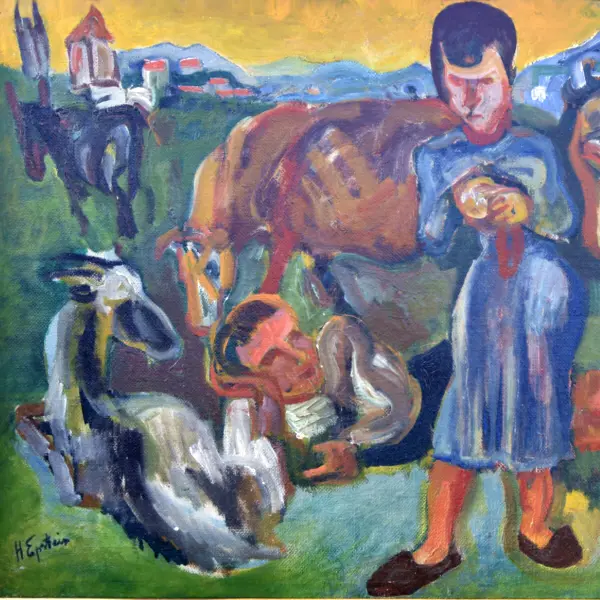 Henri Epstein - Hirten auf der Weide